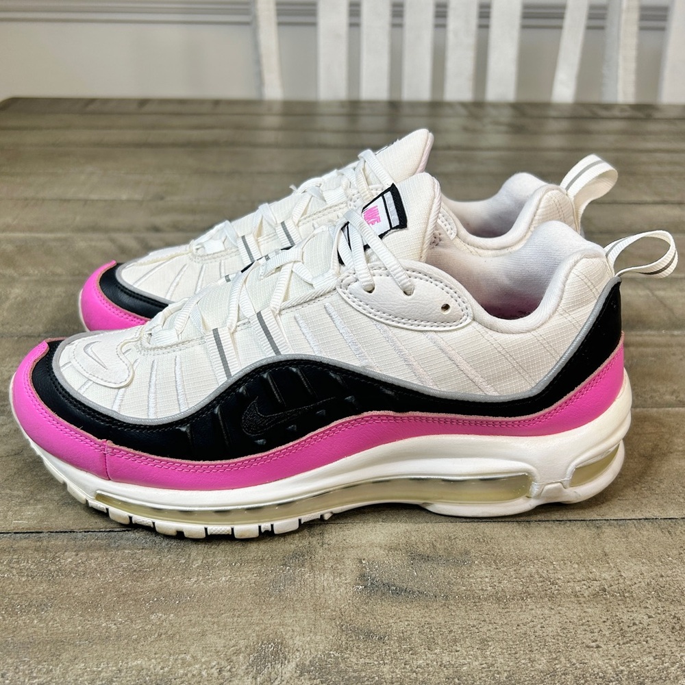 Nike Air Max 98 “White China Rose” Women's Sneakers Size 9